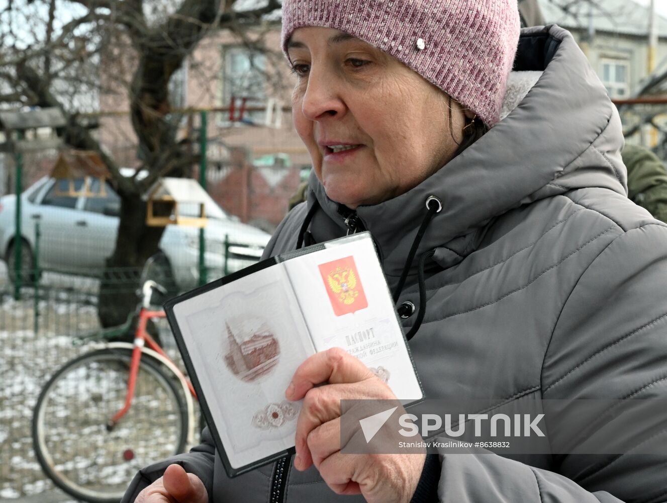 Russia LPR Presidential Election Early Voting