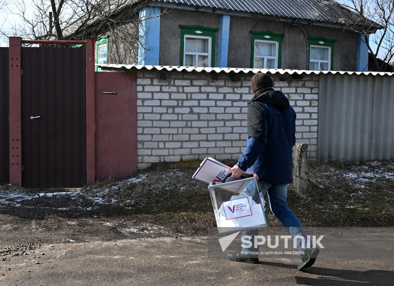 Russia LPR Presidential Election Early Voting