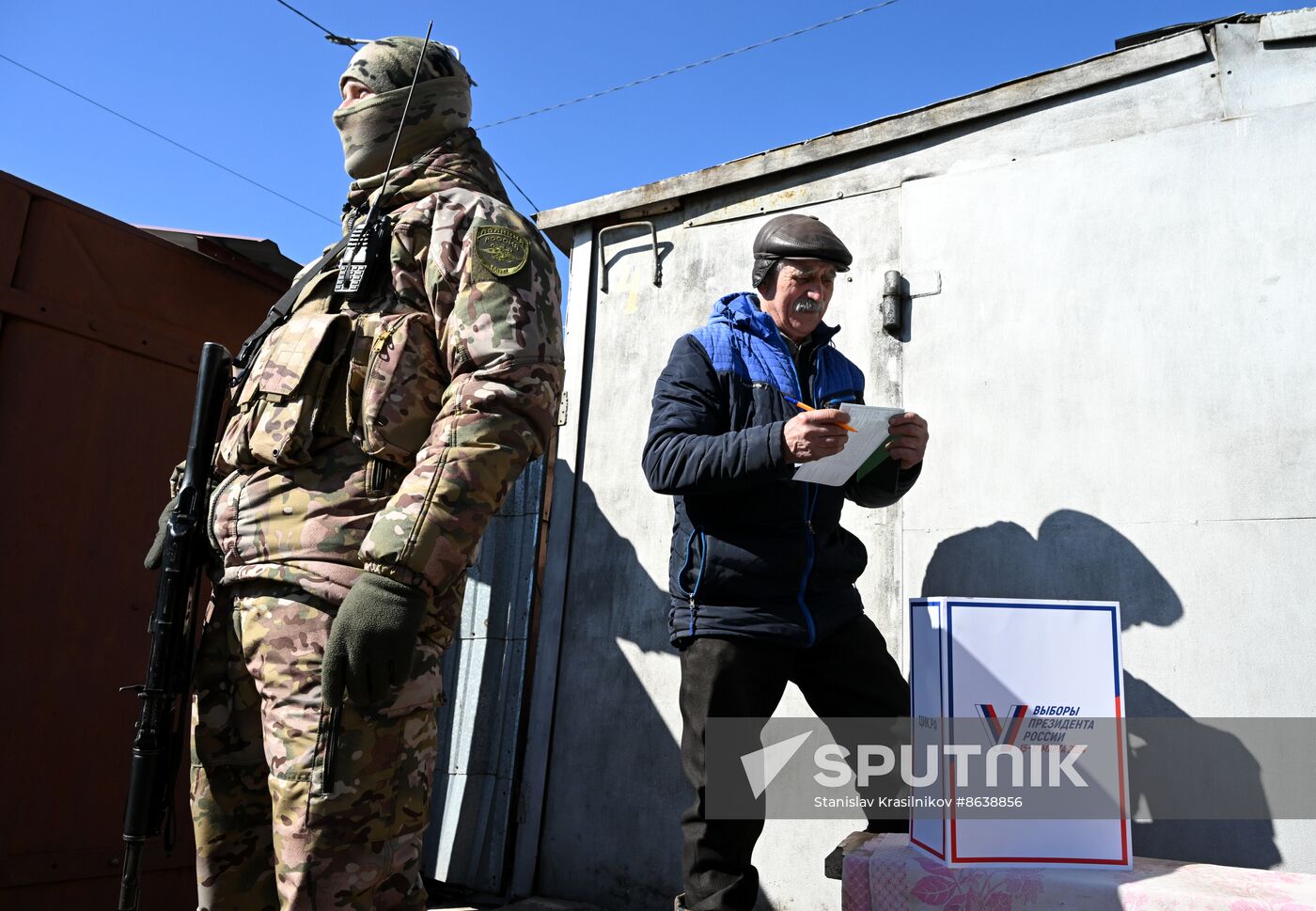 Russia LPR Presidential Election Early Voting