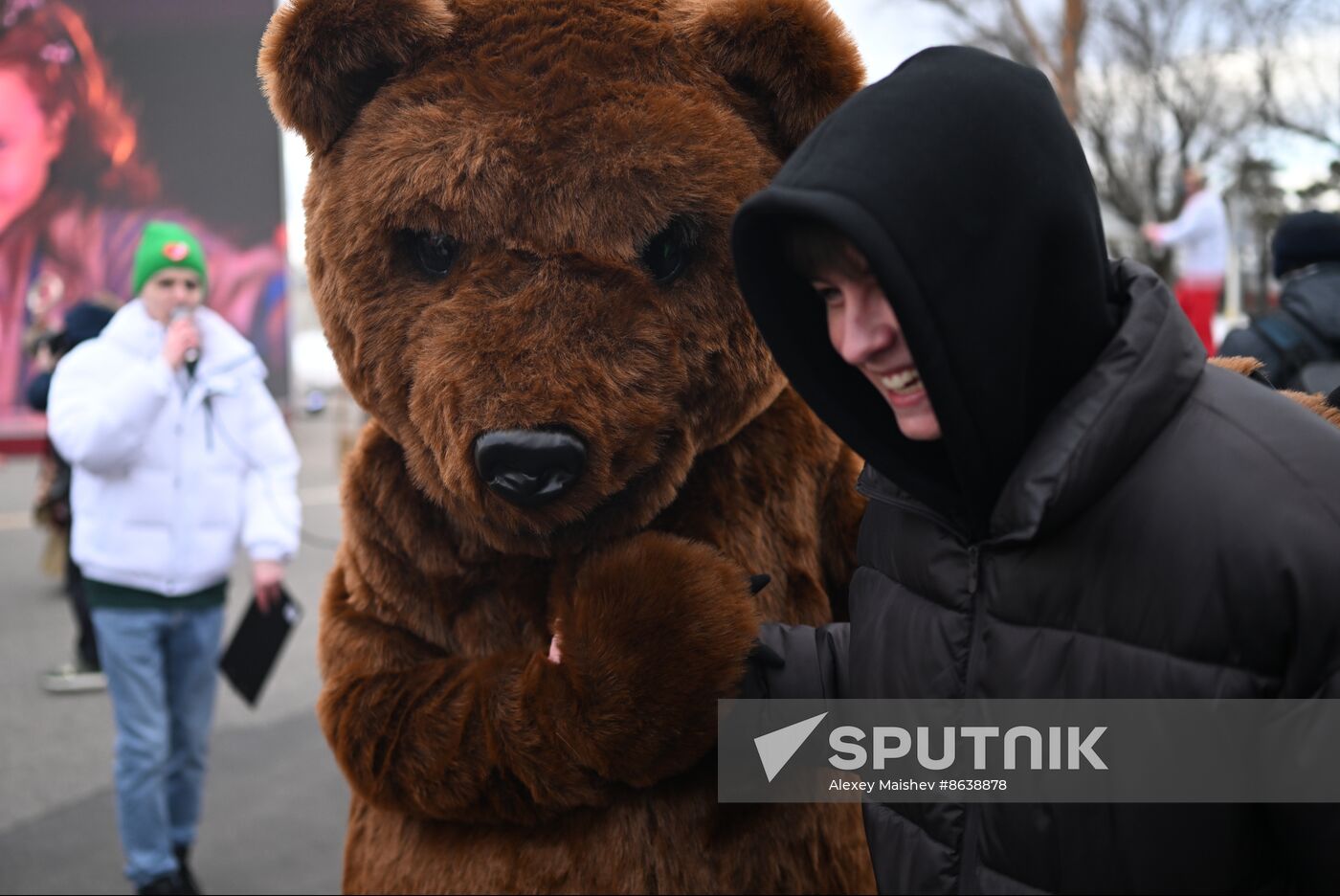 Russia EXPO. Street procession marking beginning of Maslenitsa (Pre-Lent Week)