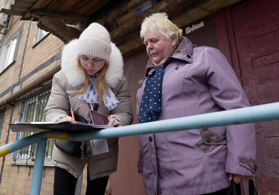 Russia DPR Presidential Election Early Voting