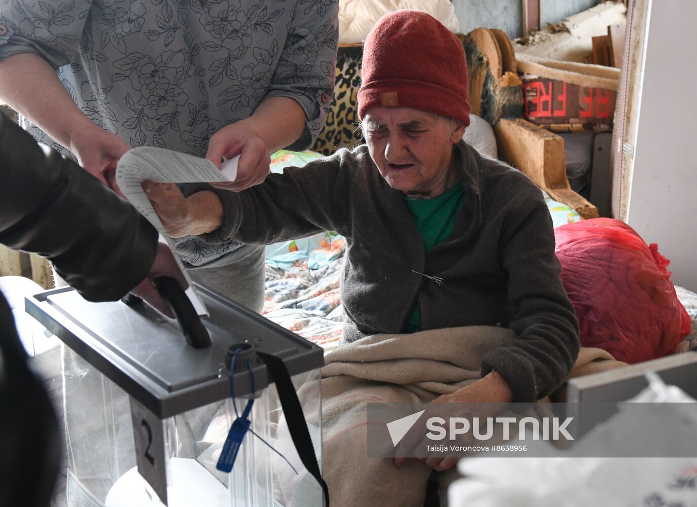 Russia DPR Presidential Election Early Voting