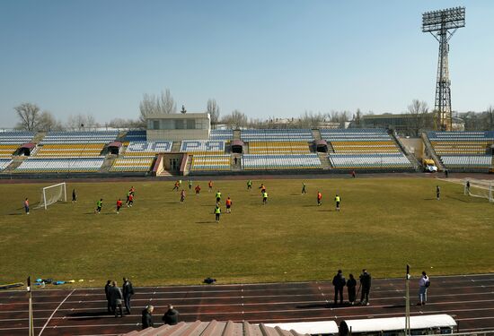 Russia LPR Soccer Training