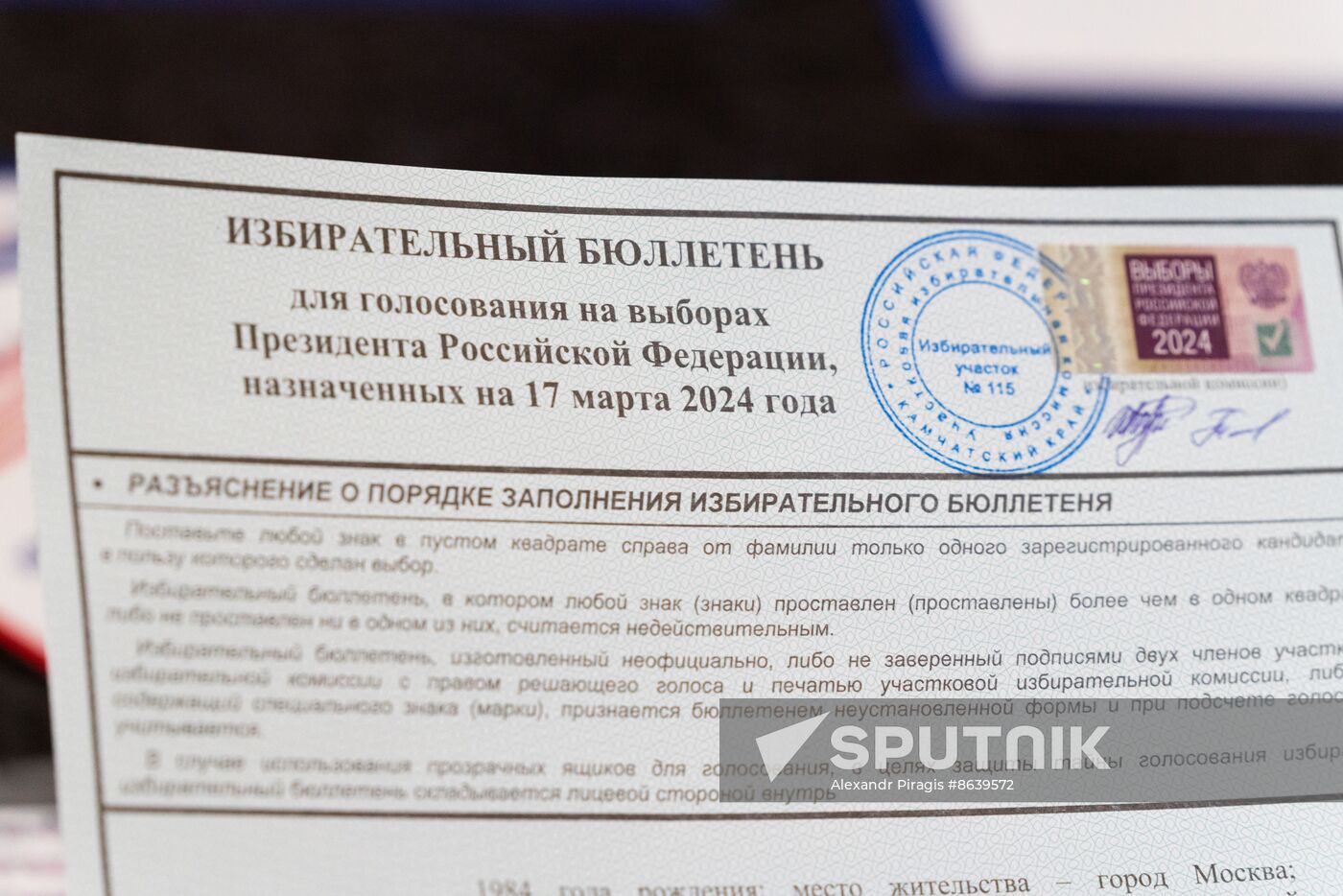 Russia Presidential Election Early Voting