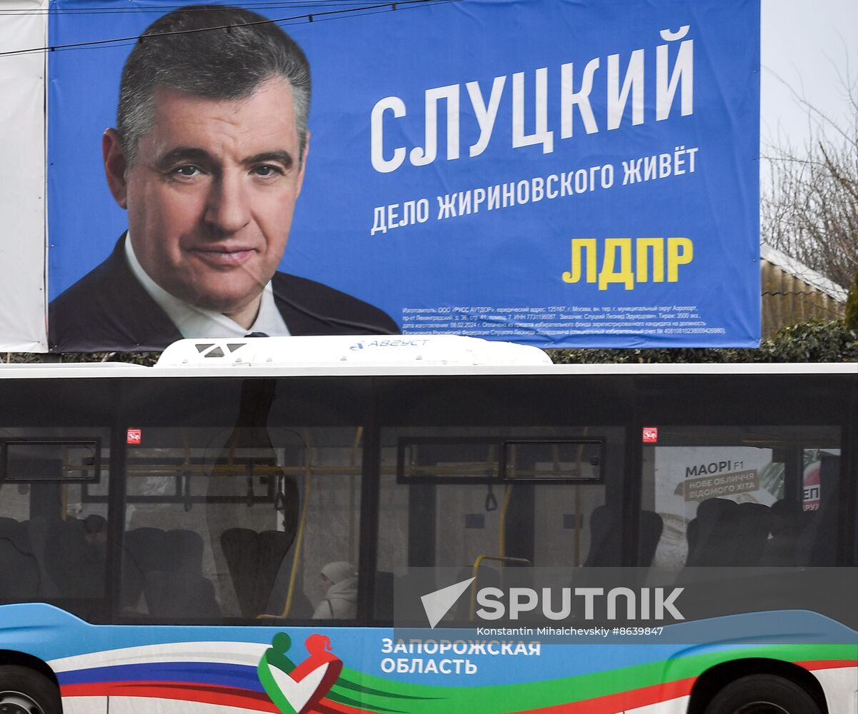 Russia Zaporizhzhia Region Presidential Election Campaign