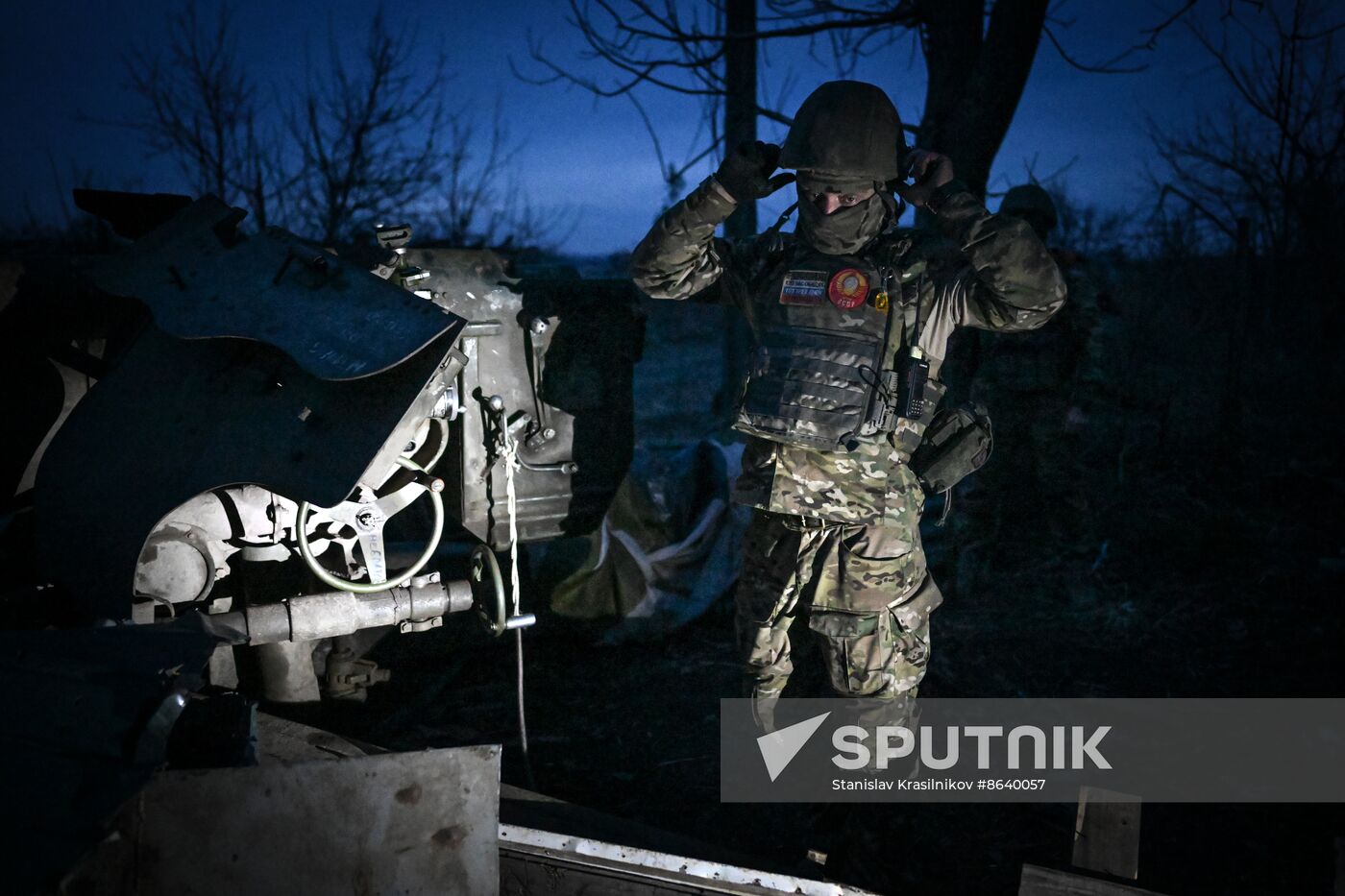 Russia Ukraine Military Operation Artillery Unit
