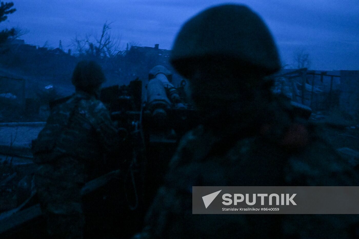 Russia Ukraine Military Operation Artillery Unit