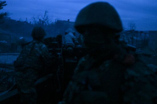 Russia Ukraine Military Operation Artillery Unit