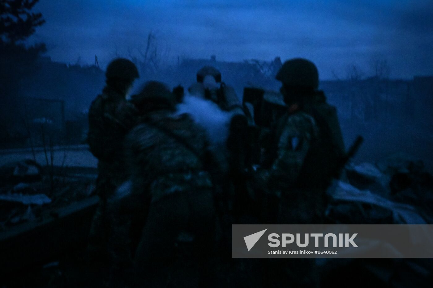 Russia Ukraine Military Operation Artillery Unit