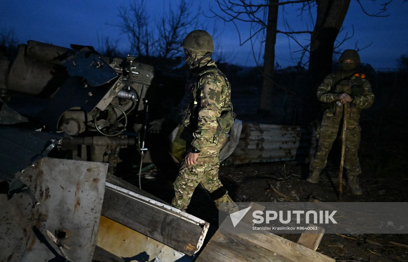 Russia Ukraine Military Operation Artillery Unit