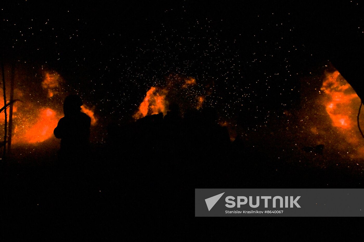 Russia Ukraine Military Operation Artillery Unit