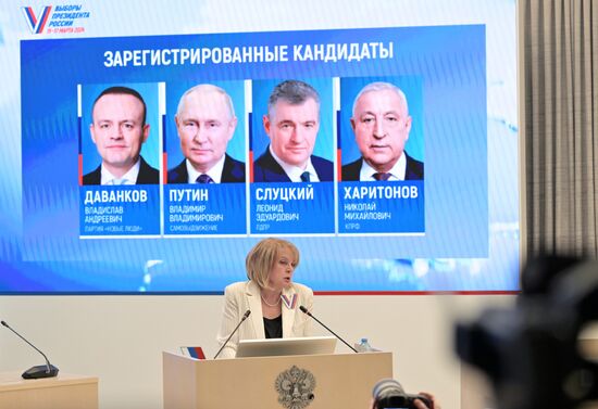 Russia Presidential Election CEC