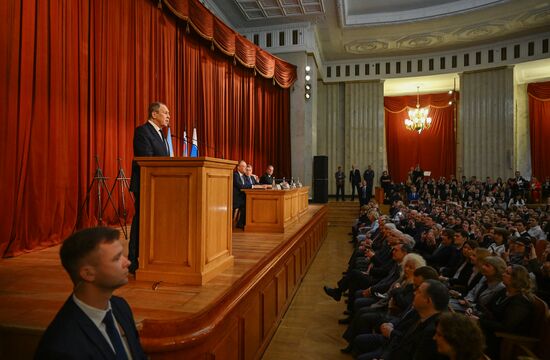 Russia Foreign Ministry Diplomatic Academy Anniversary