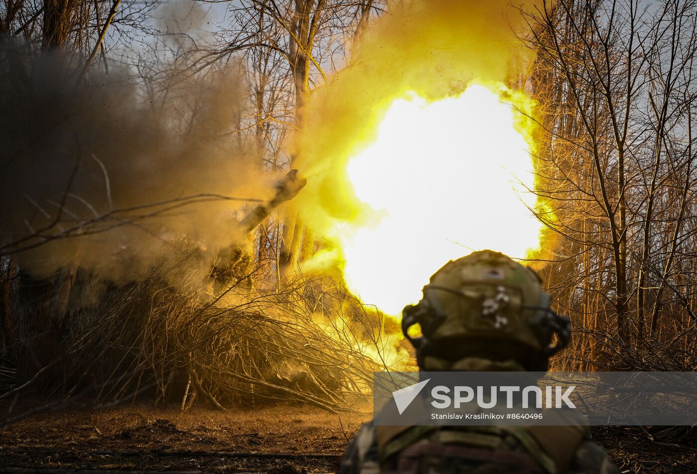 Russia Ukraine Military Operation Howitzers
