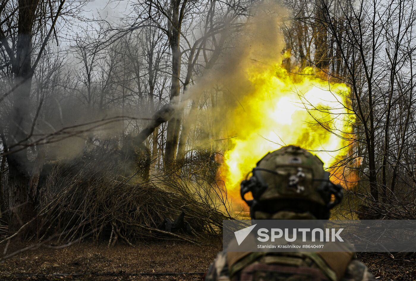 Russia Ukraine Military Operation Howitzers