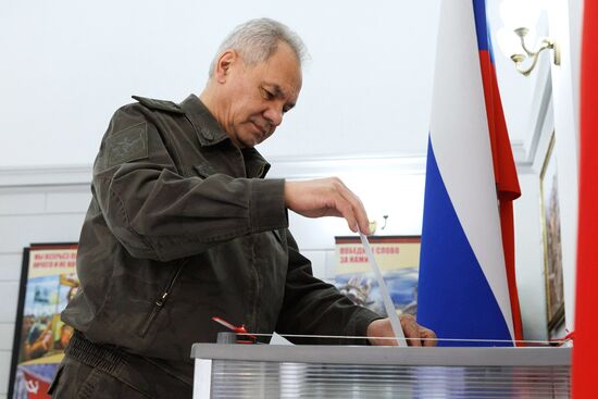 Russia Presidential Election Defence Ministry Leadership