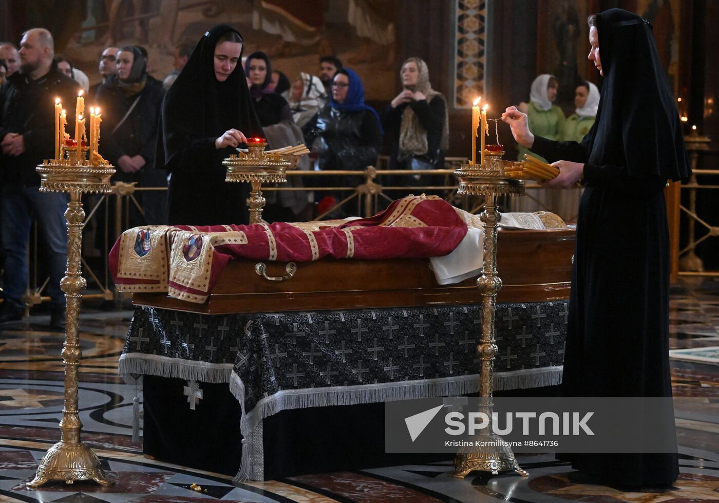 Russia Serbia Religion Bishop Death