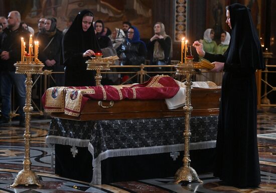 Russia Serbia Religion Bishop Death