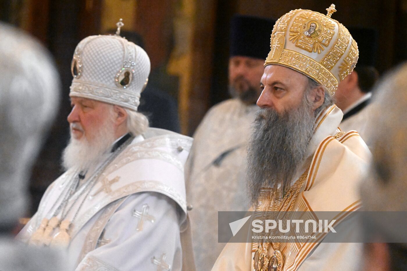 Russia Serbia Religion Bishop Death