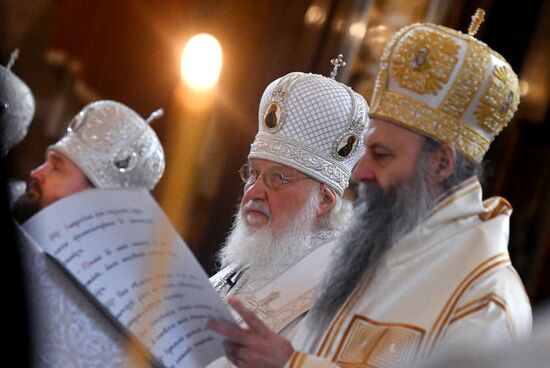 Russia Serbia Religion Bishop Death