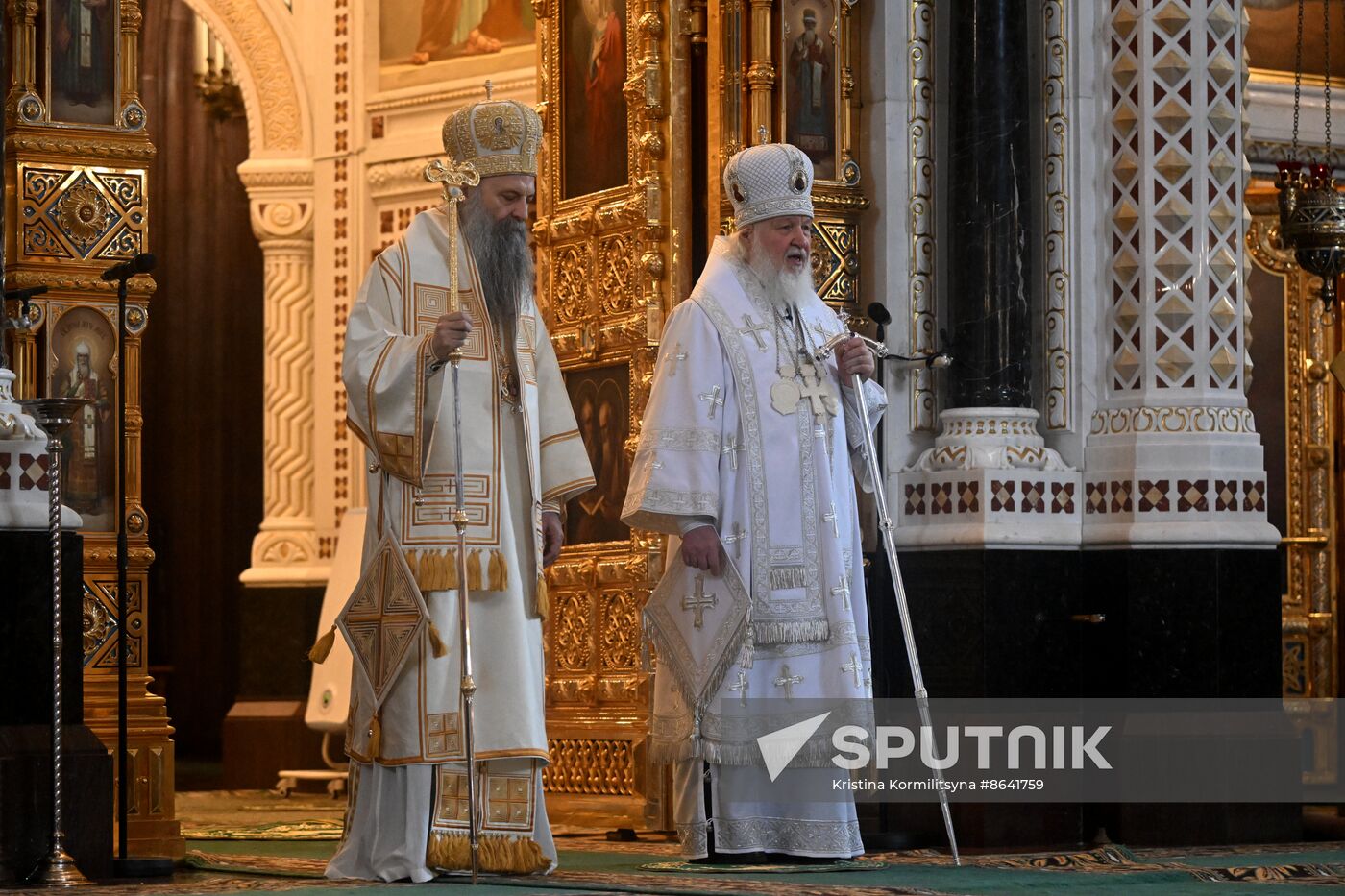 Russia Serbia Religion Bishop Death