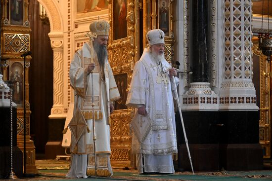 Russia Serbia Religion Bishop Death