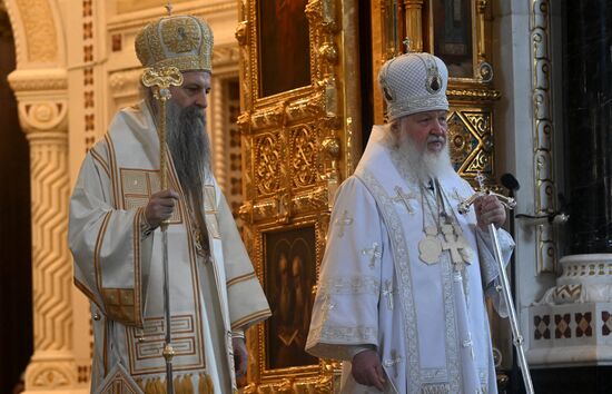 Russia Serbia Religion Bishop Death