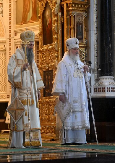 Russia Serbia Religion Bishop Death