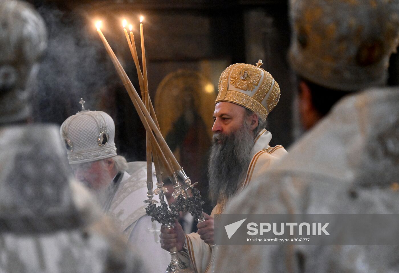 Russia Serbia Religion Bishop Death