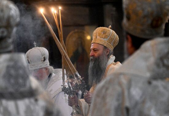 Russia Serbia Religion Bishop Death