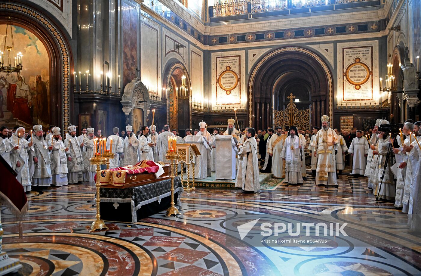 Russia Serbia Religion Bishop Death