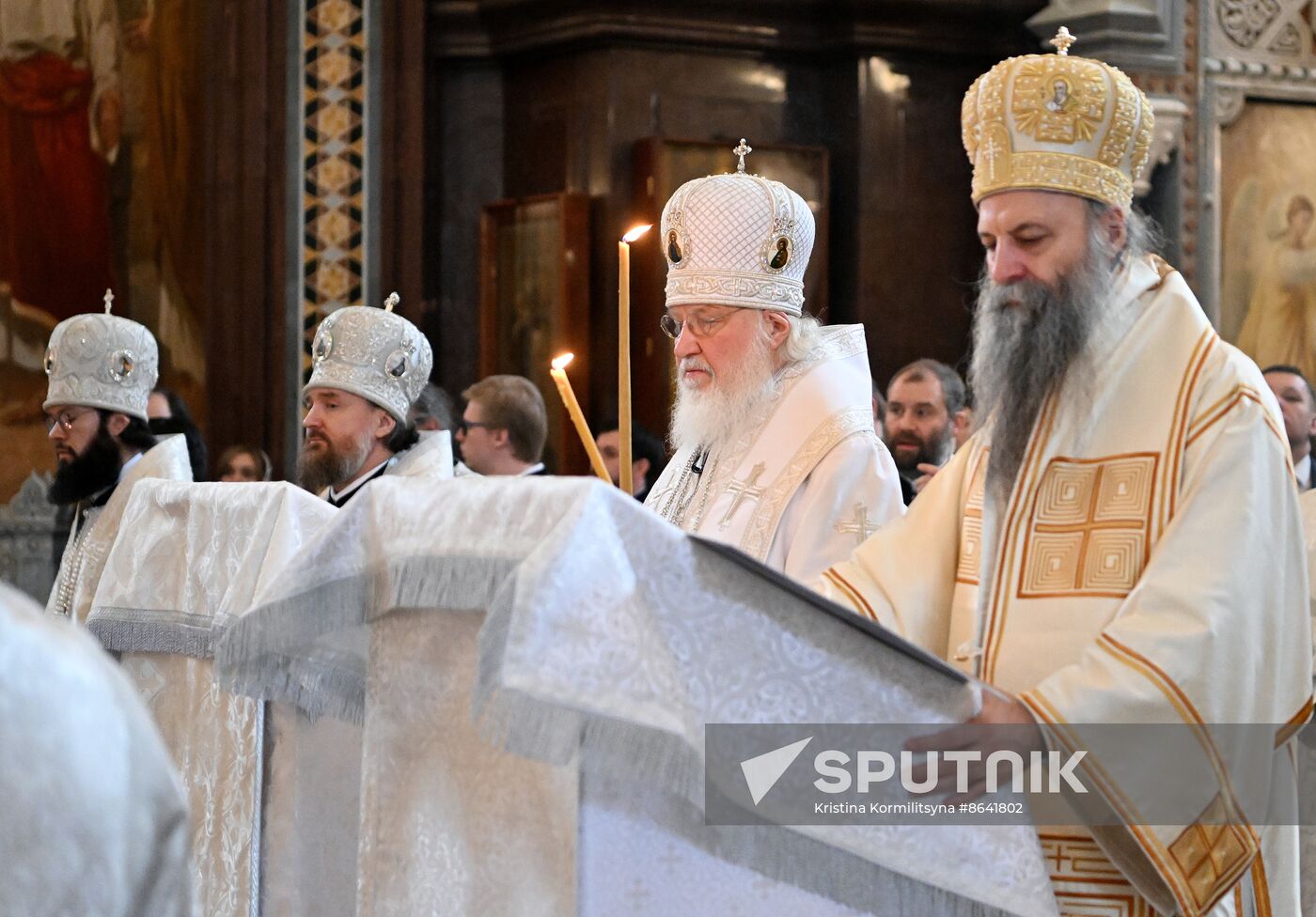 Russia Serbia Religion Bishop Death