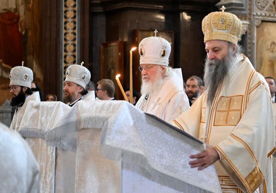 Russia Serbia Religion Bishop Death