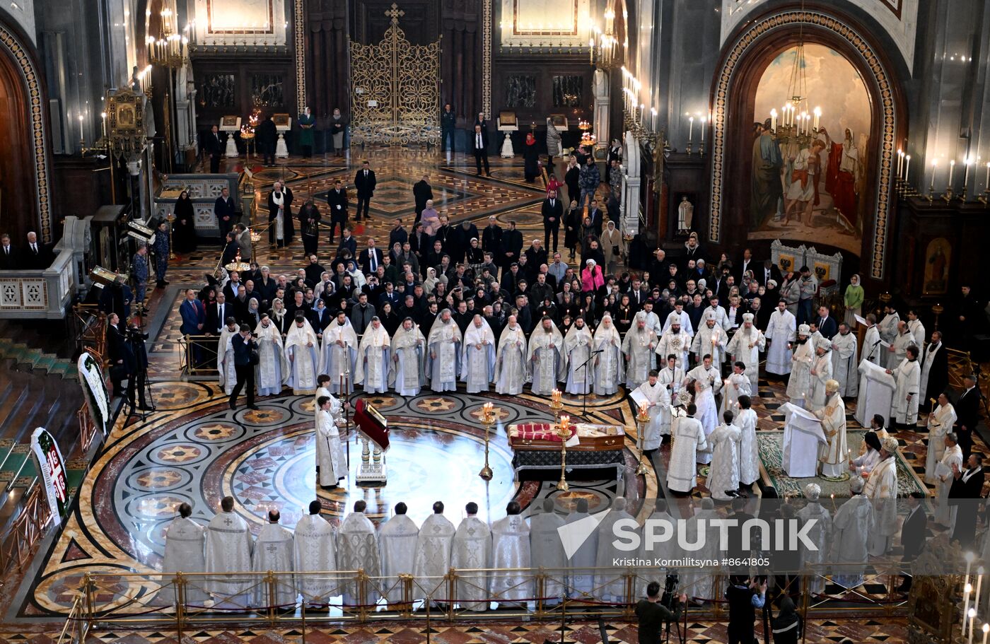 Russia Serbia Religion Bishop Death