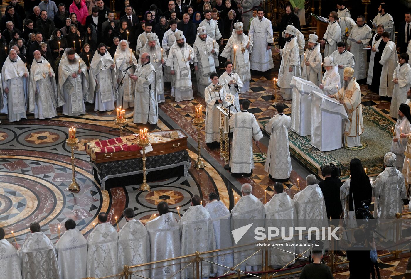 Russia Serbia Religion Bishop Death