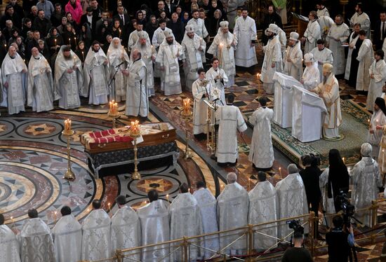 Russia Serbia Religion Bishop Death