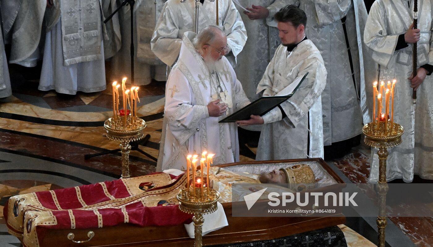 Russia Serbia Religion Bishop Death