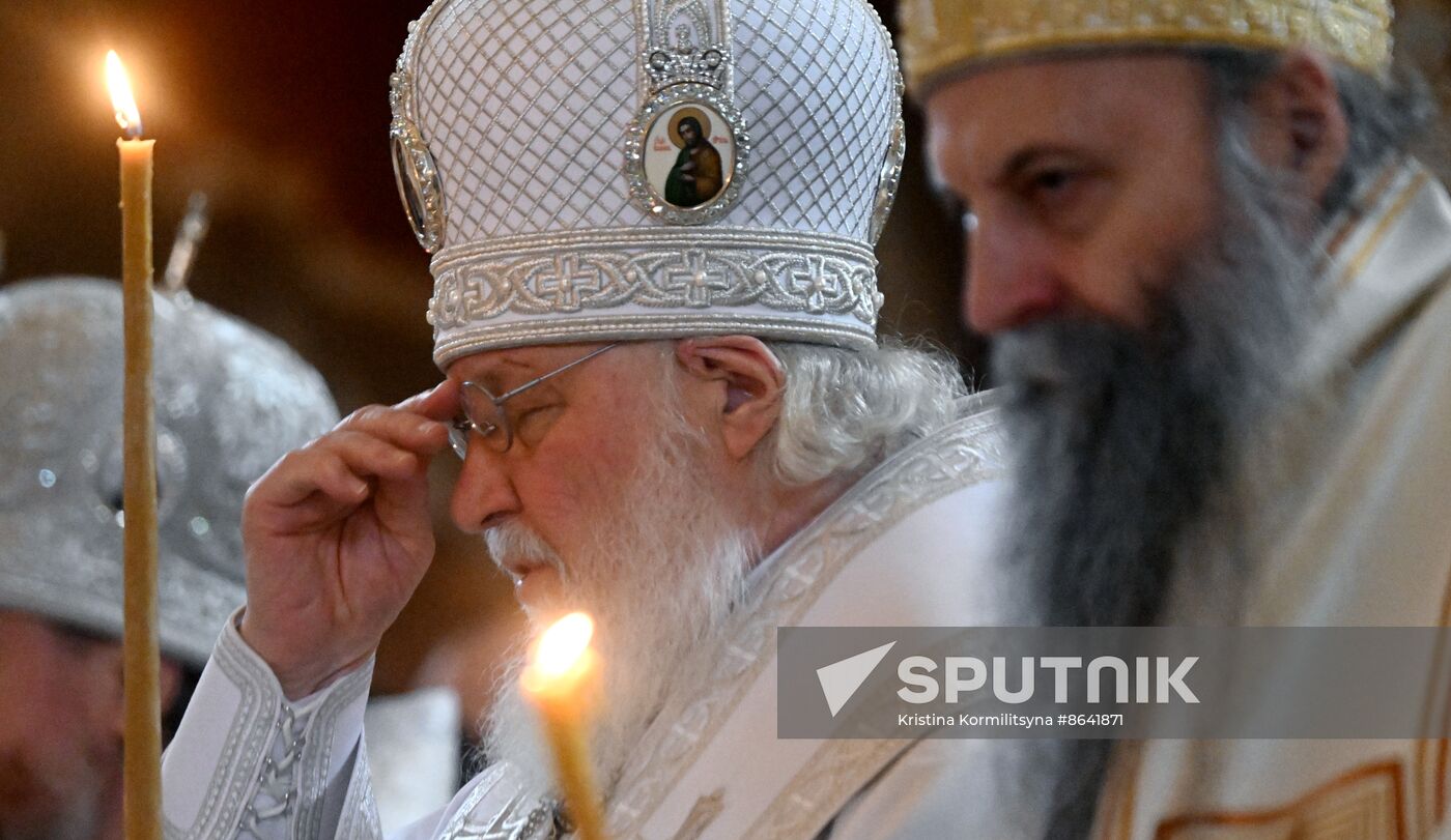 Russia Serbia Religion Bishop Death