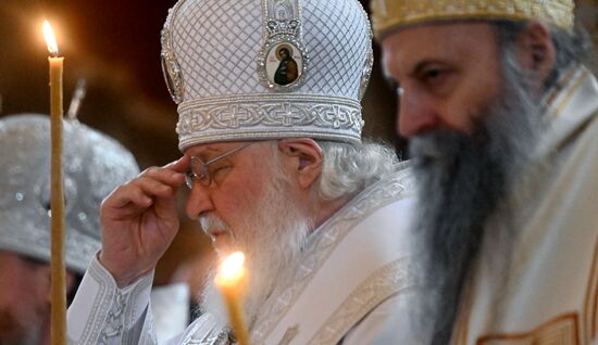 Russia Serbia Religion Bishop Death