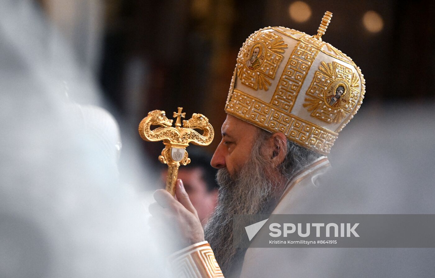 Russia Serbia Religion Bishop Death