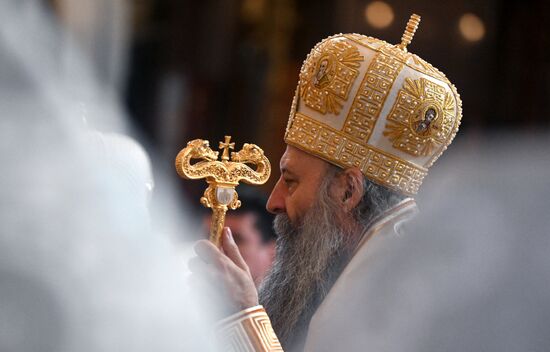 Russia Serbia Religion Bishop Death