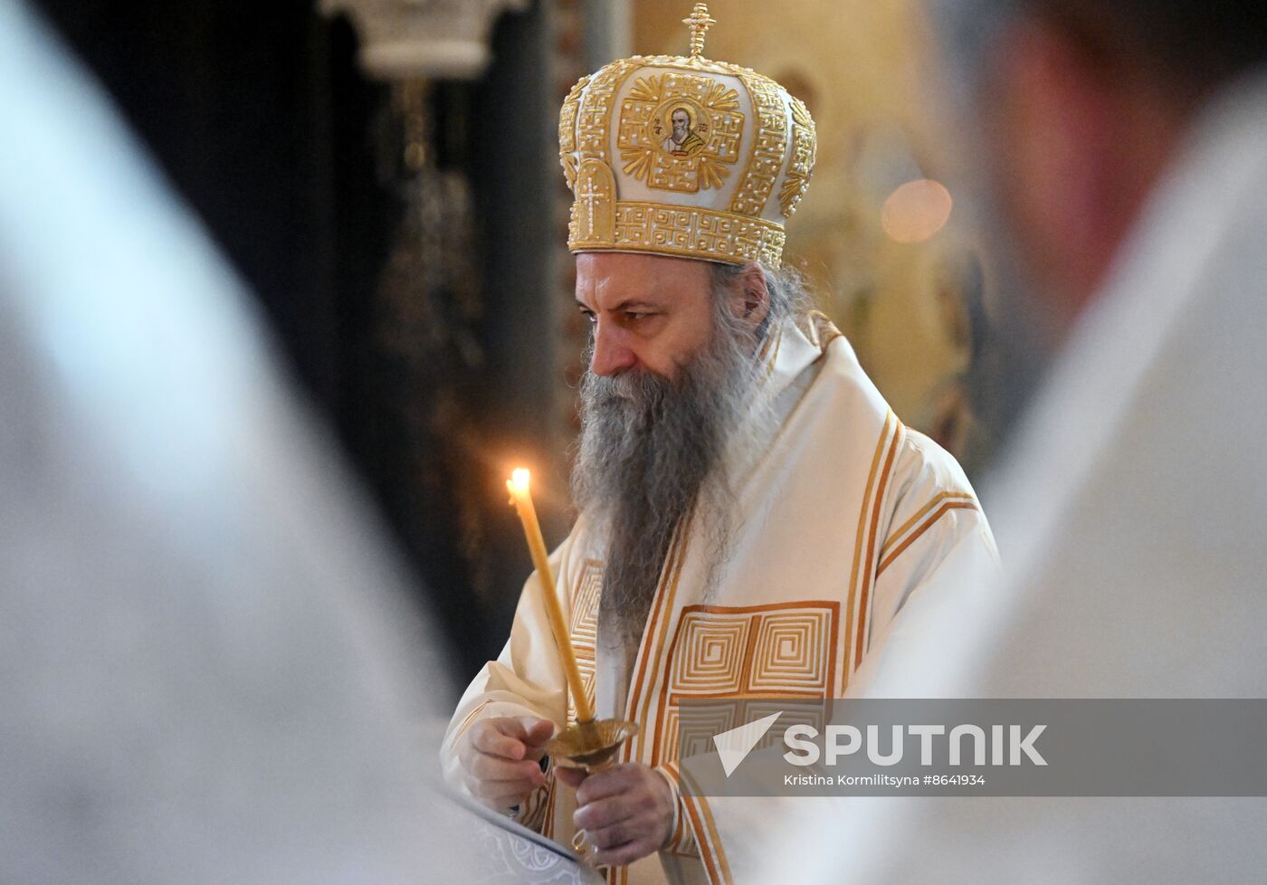 Russia Serbia Religion Bishop Death