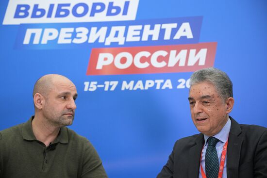Russia Presidential Election Putin Campaign Headquarters