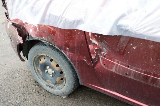 Russia Ukraine Military Operation Shelling