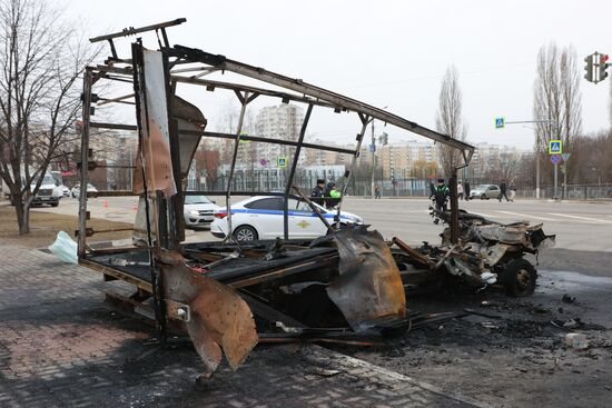 Russia Ukraine Military Operation Shelling