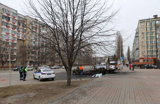 Russia Ukraine Military Operation Shelling