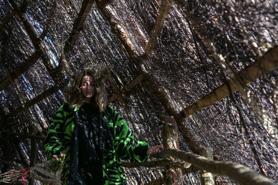 Russia Maslenitsa Celebration Nikola Lenivets