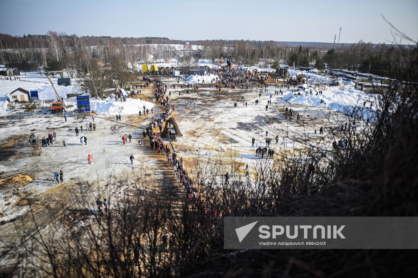 Russia Maslenitsa Celebration Nikola Lenivets