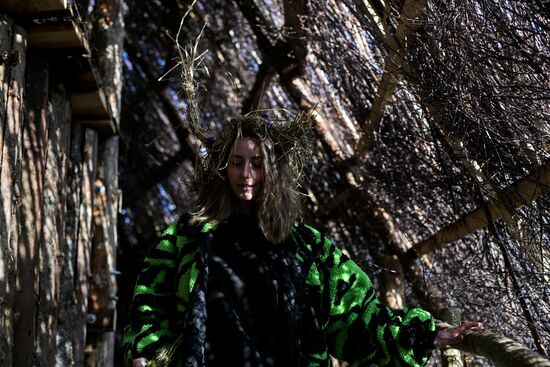 Russia Maslenitsa Celebration Nikola Lenivets