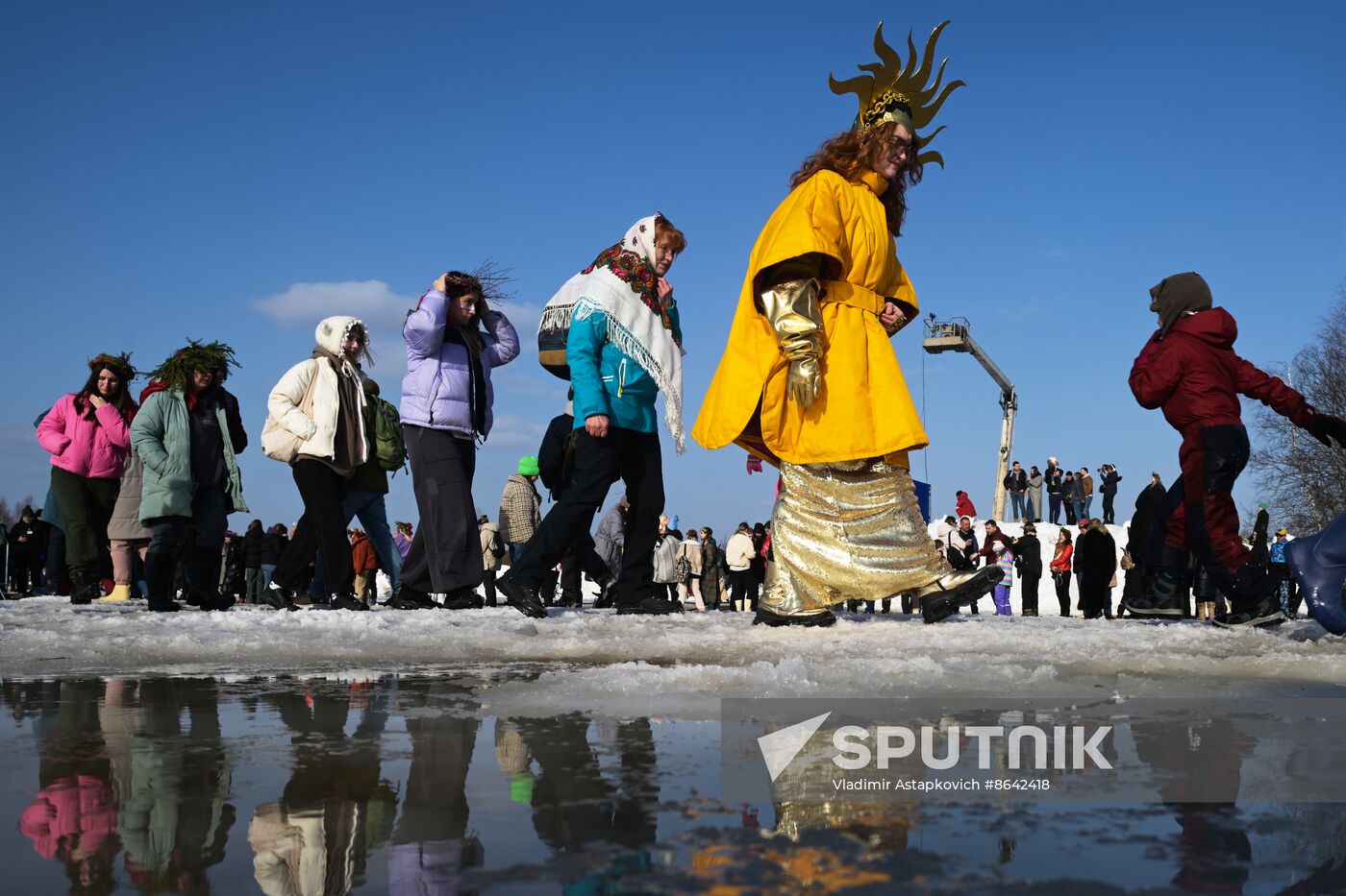 Russia Maslenitsa Celebration Nikola Lenivets